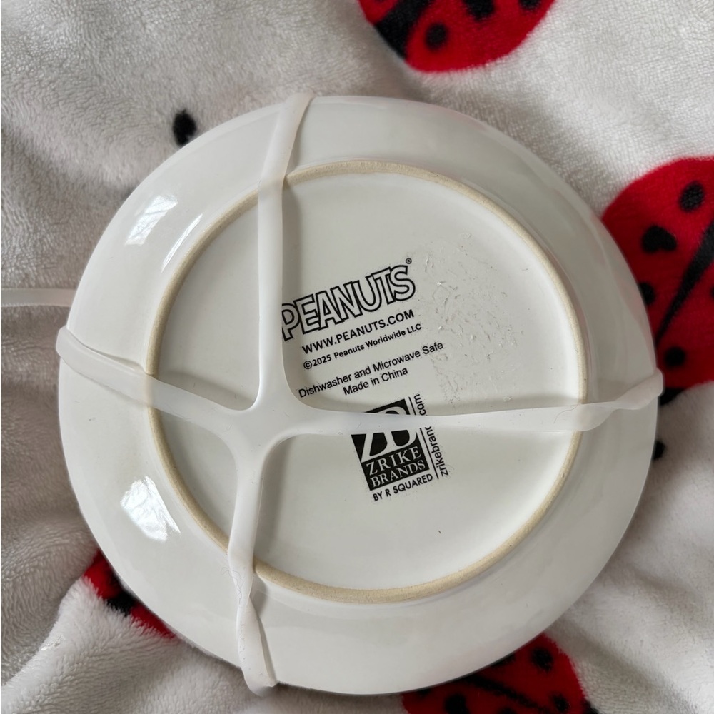 Peanuts Snoopy Halloween Vampire Pirate Mummy Appetizer Plates 6” Set of 4 NWT - Picture 3 of 8